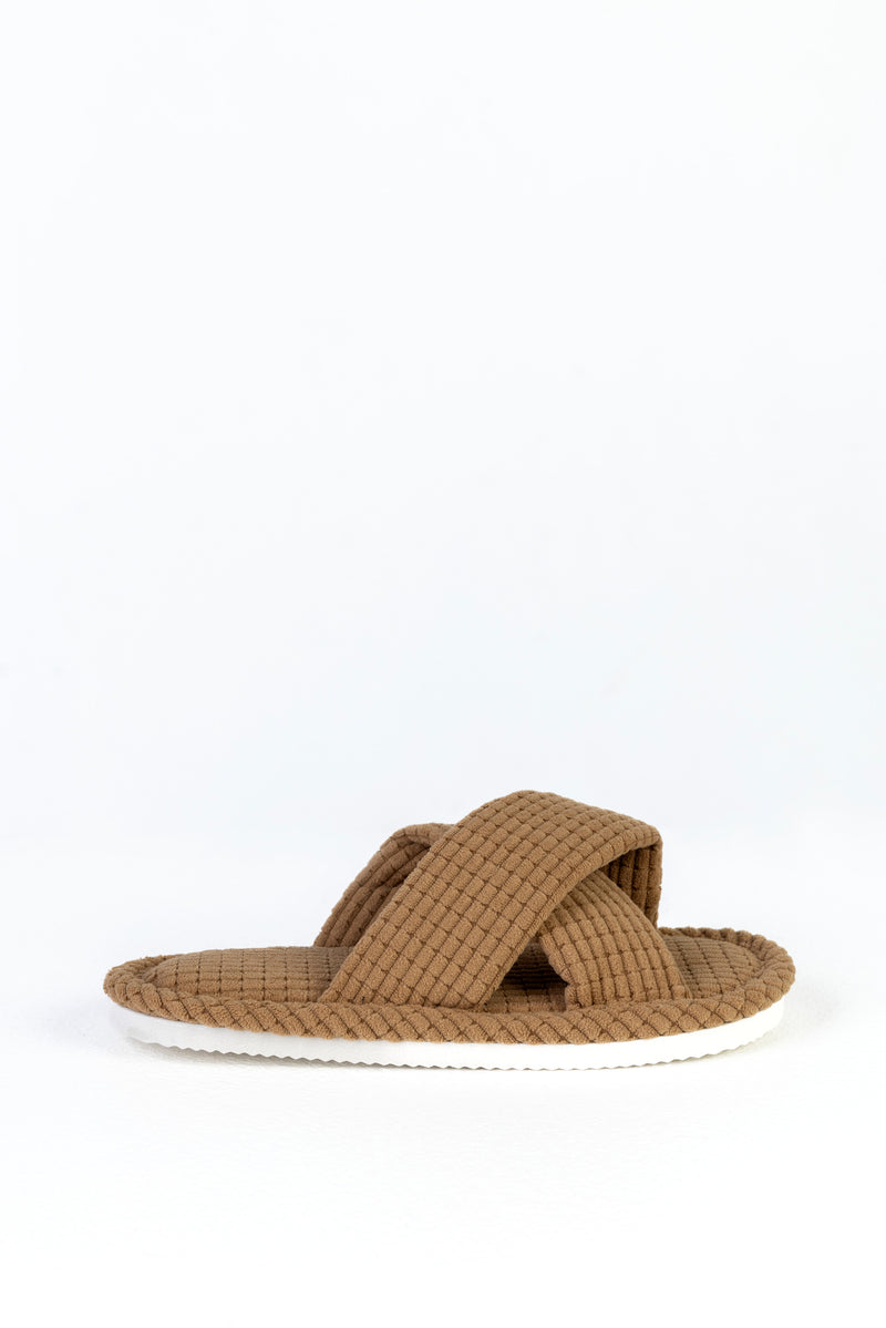 Cocoa Cross Slides - Women's Slippers