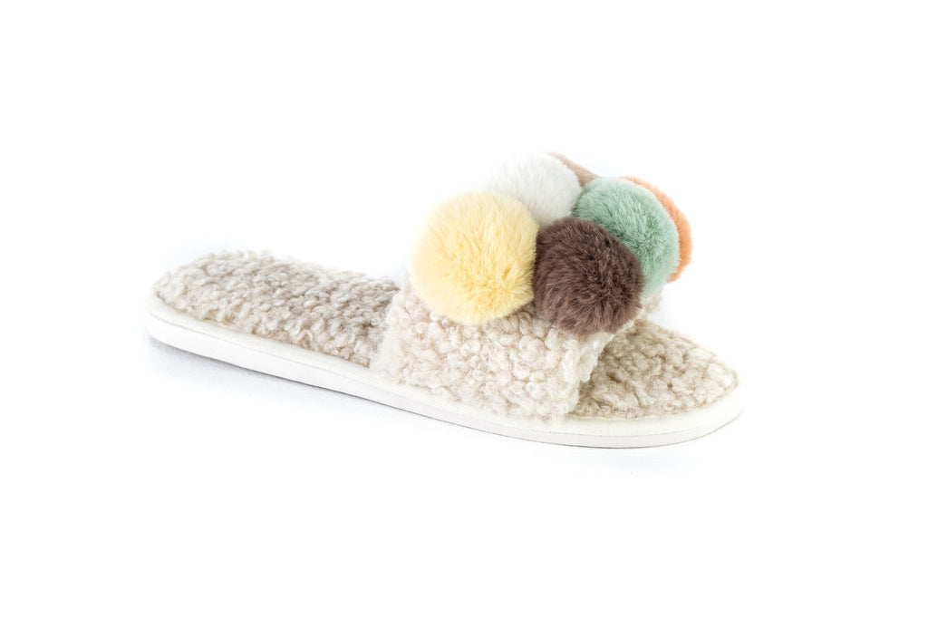 White sale slippers womens